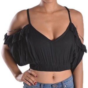 Off the shoulder crop top